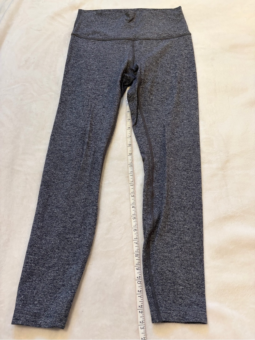 Lululemon heathered grey leggings, size 8